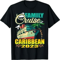 Porodično krstarenje Karibima - Krstarenje porodičnim majicama za odmor crna velika