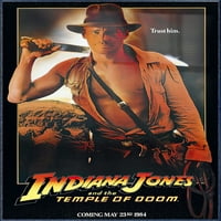 Indiana Jones i Hram Doom - uokvireni filmski poster