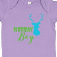 Inktastični rođendan, glava jelena, jeleni rogovi poklon baby boyysuit