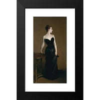 John Singer Sargent crni moderni uokvireni muzej umjetnički print naslovljen - madam