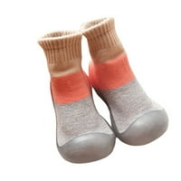 Dječje cipele Veličina za mjesecne dječake Prvi walkers kontrastni boja Antislip čarape Preražene dječje