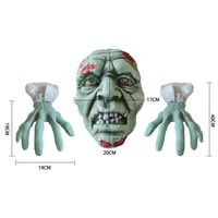 Hariumiu Decor Halloween kostur kostur kostiju realnistički gotski stil Jednostavan za instaliranje