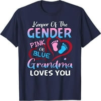 Čuvar rodne ružičaste ili plave bake voli vas majica