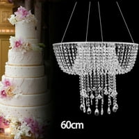 Fichiouy kristalni klizački štand torta za tortu za torte Dispalitet dekor mjesta za vjenčanje