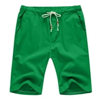 Advoicd Gym Shorts Muški kratke hlače Ležerne prilike Klasične fit pamučne ljetne plaže s elastičnim
