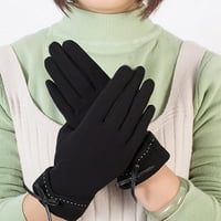 Wirlswealne rukavice puni poklopac prstiju topli termički luk-čvor Decre ekran Touch Fingertip Ženske