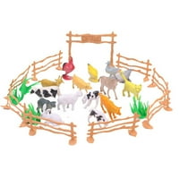 Bowake obrazovne simulirane farme životinje Model igračka za djecu djece