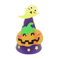 Djeca Halloween Witch Bat bundeve vampire Diy Beanie Hat Paper Craft Party Decor
