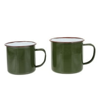 Retro emamel čajne šolje za čaj retro emajla šalice praktične čajeve sa poklopcem