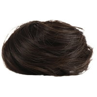 HxRoolrp perike ljudske kose zamotavanje Wig mala omotana kugla glava perika ženska ravna krug kose
