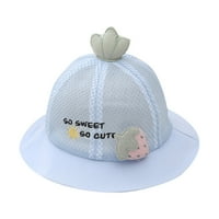 Dječji ribolovski šešir slatki plod ukras u proljeće i ljetno ugodno prozračno neto šešir za sunčanje kapka kašike