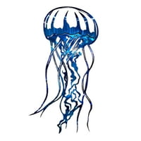 Djeljivost Metalna umjetnost Jedrilica Morska kornjača Jellyfish Intermantna dekoracija zanat zid viseći