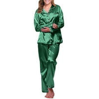 NSENDM noćna odjeća donje rublje pidžama dugačke ženske karoserije donje rublje Ženske spavaćice Pajama japanske gaćice i grudnjake donje rublje zelena 4x-velika