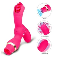 Vibratori za žene, klitologradska stimulacija klitorika sisa i lizanje vibrantnih klitorisa sisa vibriranje