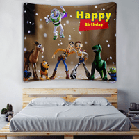 Priča o igračkama Woody & Buzz Lightyear Tapicstry Classics Fotografija Pozadina za ukrase o zabavi