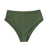 Booker Push Up Up Bikini Set Swimsuit Thong Bikini kupaći kostimi Green Najlon Spande S