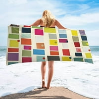 Ručnik za odrasle za plažu za odrasle Ljeto Lagana kompaktna putni ručnik sa ručnikom Idealan poklon za djevojku Ženska teen djeca