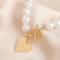 Ogrlice za žene gnobogi modne dame ogrlice Divlje dvostruko slojevito ogrlice ženski nakit za odmor pokloni