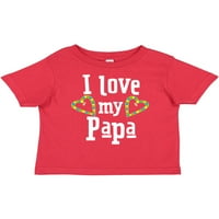 Inktastic Volim svoj papa-srčani poklon malih majica ili majica mališana