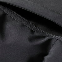 Prednjeg swalk-a Loaseod stalak ovratnik jakna prsluk od punog boja casual kaput dame puni zip kaput