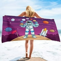 Ručnik za plažu astronaut za djecu ručnik za ručnik mikrovlakana za ručnik za ručnik za ručnik za ručnik