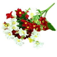 Buket umjetni lažni ClizanteMum Cvijeće za vanjsku dekoraciju, Otporni na UV otpornost na FAU plastično