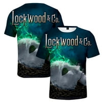 Majica serije Lockwood & Co Tv serija kratki rukav žene za žene Ljetni casual tee