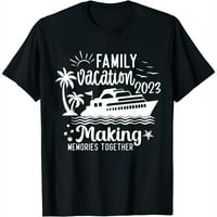 Porodična putovanja Ljetna za odmor Cruise Tri ženska ljetna grafika TEE - slatka majica kratkih rukava