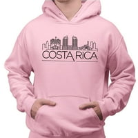 Skyline Costa Rica Dukserica sa duhovima Unise srednje ružičasta