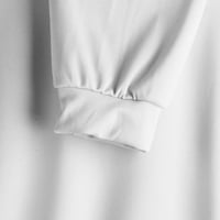 Amidoa majice Muški veliki i visoki pamučni posteljina dugih rukava u majici Ležerna stilska čvrsto
