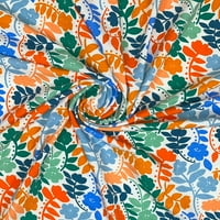Šareni bačen tačak retro cvjetni pamučni pamučni pamuk pletene tkanine - po dvorištu