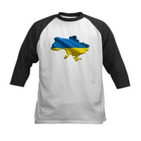 Cafepress - Ukrajina Pride Ljubav Ukrajinska zastava Baseball Jersey - Dječji pamučni bejzbol dres,