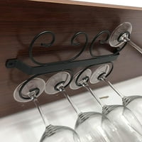 Ksiaobai vinski stalak pod ormarom za viseći dizajn metal visokokvalitetni premaz stalka za stalak za