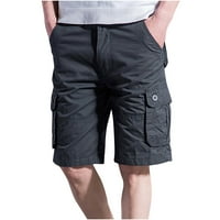 Yuwull muške kratke hlače plus veličine kratke hlače velike i visoke teretne kratke hlače Multi-džepovi