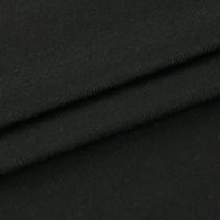 Proljetni vrhovi Žene Žene Otvorene kratke rukave s kratkim rukavima, majica s hladnim ramenom na ramenu Camisole Tops T majice za žene, crna, s