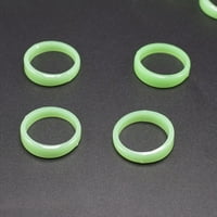 Svjetlosni prsten plastično svjetlosni prsten zabava ukras prsta fluorescentna prsta prstena za prstena