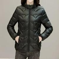 Ženski kaput plus veličina svijetla vodootporna lagana topla jakna Vjetrootporna na vrhu padajućeg kaputa