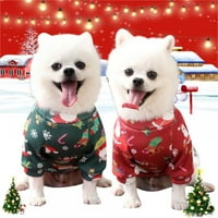 Božićna haljina za pse, zimska kućna ljubičasta odjeća za pse - Dog Xmas kostim pas yorkie chihuahua