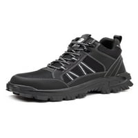 Ymiytan Unise zaštita Boot čelična sigurnosna cipela za cipele za cipele Up radne čizme Radni anti-smash Comfort otporni na crni stil E 8