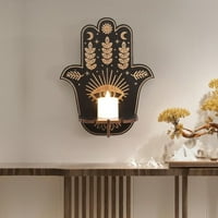 Creative Držač za svijeće, kreativna stol za meditaciju životinja ukrašena zidnom polica za sjedenje
