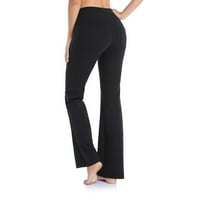 Joga hlače za žene joga hlače visoke strukske gamaše širine ravne noge sportske pantalone pantalone