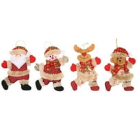 Božićni ukrasi visi božićni ukrasi lutku poklon snjegović vješanje Drvo ukrasi igračka Santa kućni dekor
