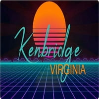 Kenbridge Virginia Frižider Magnet Retro Neon dizajn