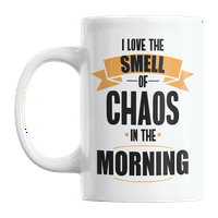 Volite miris haosa ujutro, smiješne citiranje poklon za kafu i čaj