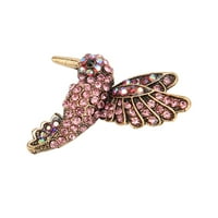 Ptica broš žene broš ptica broš ukras od rhinestone shining retro elegantni ženski broš pin za svakodnevnu