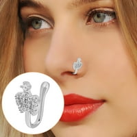 Perforacija Besplatna prstena za nos serija piercing nakit za nos za nos Punk prsten u obliku nosa u