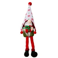 Božićni gnomi plišani dekor Xmas Themed Off bezlični patuljak Plišani ukrasi za odmor za odmor A
