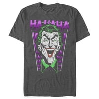 Muški batman Joker Ha HA grafički grafički krakorko na ugljenu Heather Veliki