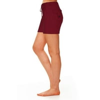 Vježbanje atletske kratke hlače za žene sa džepovima koji se protežu čipkasti čipkasta visokog struka plus veličina joga gamaše Stertch Cargo kratak