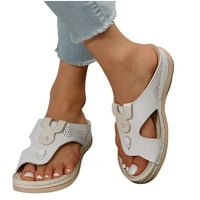 AMLBB Ljetne sandale za žene klina za rezanje nagiba mules riblje papuče usta guste jedine sandale na klirensu